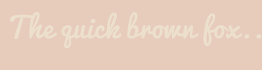 Image with Font Color ECE0CC and Background Color E7CBBB